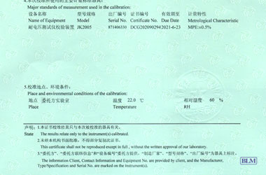 電力细狗看片證書報告說明頁圖片